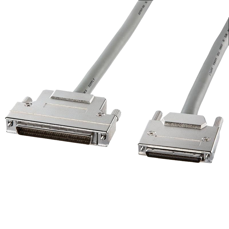 Высокое качество 1 м VHDCI 68Pin Мужской кабель с металлическим капотом SCSI жгут проводов