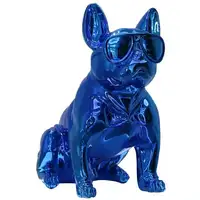 Customized Color Resin Life Size Dog Statues