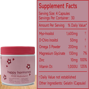 Cápsulas de Gelatina Dura de Inositol Complexo para Saúde e Beleza, Marca Própria OEM, Suporte para Adultos com PCOS - Product Image 5