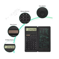 Calculatrice scientifique électronique multifonctionnelle S3 à 10 chiffres, alimentation solaire et batterie, avec tablette graphique USB pour écriture manuscrite