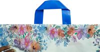 CTCX Logo personnalisé imprimé Boutique PE-BD poignée découpée merci transporteur en plastique cadeau sacs à provisions pour les petites entreprises de détail