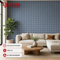 Panneaux acoustiques muraux modulaires 3D en feutre PET personnalisés, réduction du bruit, OEM pour bureau, studio, home cinéma, salon