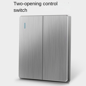 Nouveau design d'interrupteurs de panneau en métal interrupteur mural électrique et prise domestique - Product Image 2