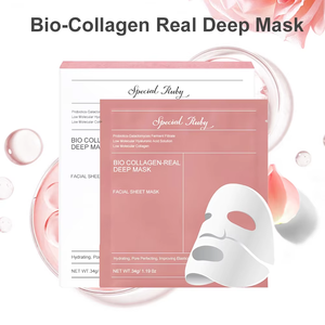 Personalizado Antiarrugas Lifting durante la noche Bio Colágeno Cuidado DE LA PIEL Belleza Máscara de limpieza facial Hoja al por mayor - Product Image 6