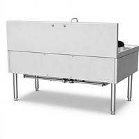 Cuisinière à gaz professionnelle à double foyer haute efficacité, température unique, double cuve, pour service intensif en restaurant