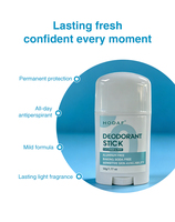 Baume Déodorant Doux Fourniture Directe Usine - Ingrédients Naturels Parfum Concombre Menthe Fraîcheur Longue Durée 48H pour Usage Quotidien