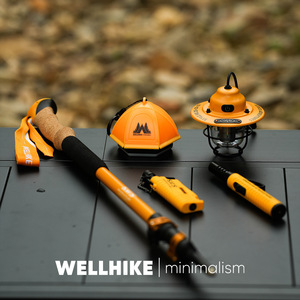 Lampe de tente d'extérieur WELLHIKE, lampe de camping LED, lanterne portable respirante à main pour la plage et les voyages - Product Image 1