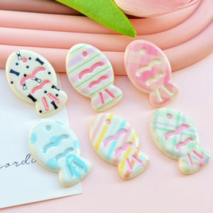 Mini visjes platte hars bedels voor huisdecoratie, crèmelijm knutselwerk, cartoon cabochon DIY accessoires voor telefoonhoesjes - Product Image 1