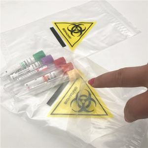 Bolsa Ziplock de tubo de recolección de sangre de Biohazard LDPE, para hospital, venta al por mayor - Product Image 5