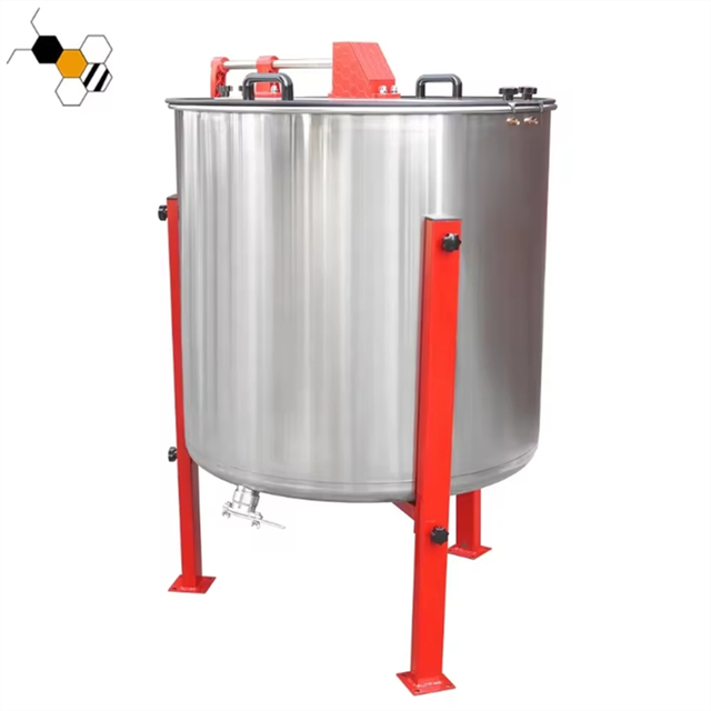New Manual Extraction Electric Honey Reversible Extractor 6 Frame Shake Machine for Bee Farm Use with CE Certification