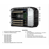 Z8 Fury G5 Xeon W7 3555 Intel Xeon W5/Silver/Gold Stations de travail à moniteur unique DeepSeek Tout-en-un pour la mise en œuvre locale de l'IA