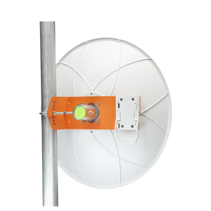 เสาอากาศจาน4.9-6.5GHz 25dBi 1ft MIMO,สำหรับจรวด Ubnt M5และไฟ Ac LiteBeam