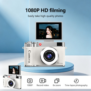 Caméra vidéo numérique compacte Q07 avec autofocus, écran rotatif HD 2,4 pouces, 48MP CMOS, zoom numérique 8x, détection de visage pour enfants - Product Image 2