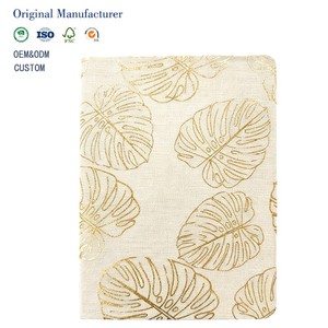 Vente chaude Feuille-Motif PP Tissu Relié Cahier Voyage Blogueurs Destination Diaries Paysage Exotique Croquis - Product Image 1