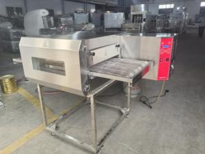 Equipo de Panadería Comercial, <span class=keywords><strong>Horno</strong></span> de Pizza Eléctrico a Gas con Cinta Transportadora, Línea de Producción Automatizada de Pizza Congelada de 18/26/32 Pulgadas - Product Image 2