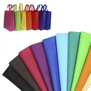 Wholesale Custom Logo Size Color Reused Non Woven Fabric For Shopping Bag
