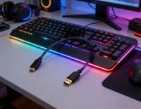 Cable de Datos USB Tipo C-C Personalizado y Portátil de 100W 5A para Carga Rápida de Teléfonos Móviles y Cámaras, Ecológico