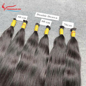 Hot new year Single Donor Hair Bulk Double Drawn Disponible chez Thanh An Hair Company, très doux, pas d'enchevêtrement, pas de perte - Product Image 5