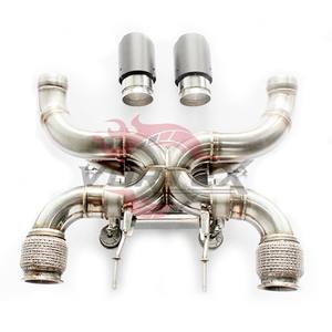 VORTEX Échappement Catback Valvetronic en acier inoxydable 304 à haut débit avec télécommande pour McLaren 720S 4.0T V8 2017+ - Product Image 2