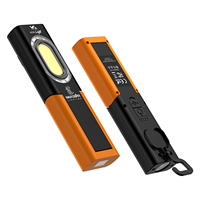 Lampe de travail LED COB 800LM rechargeable, étanche, portable, magnétique, avec crochet pour atelier et camping