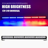 Barra de luz LED larga para todoterreno, lente óptica de doble color, 21-52 pulgadas, Color blanco, más brillante, doble fila