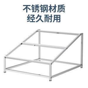 Support à condiments en acier inoxydable, plateau de service divisé en 6 compartiments pour le stockage alimentaire en hôtel - Product Image 2