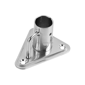 <span class=keywords><strong>Support</strong></span> de <span class=keywords><strong>poteau</strong></span> de bateau en acier inoxydable 316 de haute qualité, socle de <span class=keywords><strong>poteau</strong></span> de balustrade marine à 90 degrés - Product Image 1