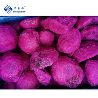 Sinocharm Iqf Zoete Rode Draak Fruit Helften Gesneden Groothandelsprijs Bulk Bevroren Rode Pitaya Met Brc A