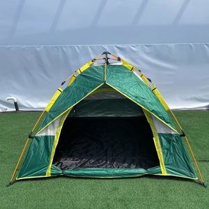 Tente de <span class=keywords><strong>camping</strong></span> entièrement automatique pour 3-4 personnes, quatre saisons, imperméable, coupe-vent, une chambre, pliable, en polyester Oxford pour l'extérieur - Product Image 2
