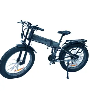 LEOPRINT 26inch air front suspension snow fat bike 21 Ah 48v 1000w hydraulic disc brakes mtb folding bike