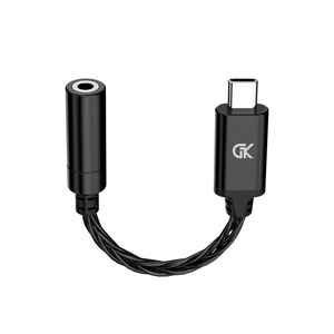 Adaptador DAC AMP Metálico GK X1 HIFI para Auriculares, Cable de Audio Tipo-C a 3.5mm con Amplificación PCM de 192kHz, Cable Adaptador PCM de 192kHz - Product Image 1