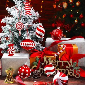 Bâtons de sucre décoratifs de Noël et sucettes suspendus à l'arbre de Noël pour l'artisanat, les fêtes de fin d'année et les cadeaux - Product Image 3
