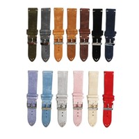 Bracelets de montre Lionorm Uhren Armband à libération rapide, en cuir suédé artisanal de qualité supérieure, 14/16/18/20 mm, pour bracelet de montre universel