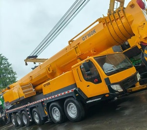 Grúas móviles con pluma telescópica móvil de marca de China, camión Qy160 25/30/40/50/70/75/80/90/100/110/130/160/200/250/300 Ton, Venta barata - Product Image 1