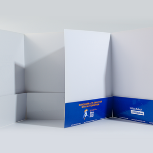 Tùy chỉnh A4 tài liệu trình bày thư mục tập tin thư mục với logo Túi kinh doanh khe cắm thẻ - Product Image 5