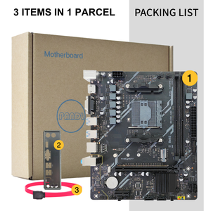 Nouvelle carte mère AMD AM4 M-<span class=keywords><strong>ATX</strong></span> avec double canal DDR4 jusqu'à 3200MHz prend en charge la carte mère NVMe & NGFF M2 SATA3.0 <span class=keywords><strong>B450M</strong></span> - Product Image 6