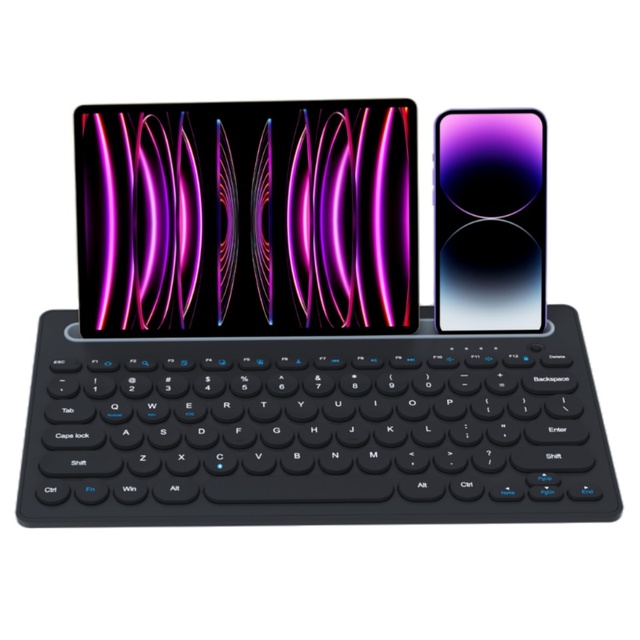 Wireless Keyboard 5.4 Rechargeable Type-C Slim Quiet Multi-Device