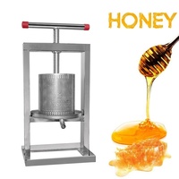 Kleine Huishoudelijke Roestvrijstalen 4l Handmatige Juicer Nieuwe Duurzame Persmachine Voor Fruit Extractieproces