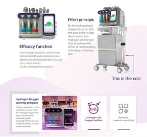 Multifunctional Hydradermabrasion Hydro Machine for Spa Beauty Salon Best Facial Equipment Oxygen Jet Water Peel 8 1 Jet UK EU - Product Image 5