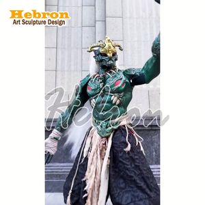 Costume de robot portable taille adulte, modèle Monstre Taotie, avec LED, pour marcheur sur échasses et <span class=keywords><strong>cosplay</strong></span> humain - Product Image 4