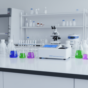 Büyük LCD masaüstü renkölçer doğrudan veri okuma Chroma algılama yüzey su laboratuvarı malzemeleri için basit tuş işlemi - Product Image 4