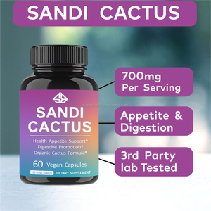 Compléments alimentaires à base d'extrait de cactus pour adultes, améliorent l'immunité et la digestion, 60 capsules - Product Image 4