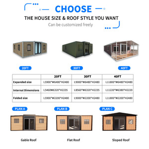 Casa Modular Prefabricada Expandible de Acero de 20FT/40FT, Casa Contenedor Personalizada con Cocina <span class=keywords><strong>por</strong></span> Casa Modular - Product Image 6