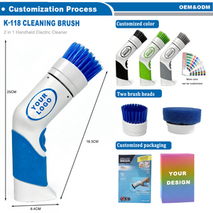 <span class=keywords><strong>Nettoyeur</strong></span> électrique sans fil multifonctionnel à main, <span class=keywords><strong>brosse</strong></span> à vaisselle pour la cuisine, <span class=keywords><strong>brosse</strong></span> de nettoyage pour la salle de bain, pour évier, <span class=keywords><strong>carrelage</strong></span>, pot - Product Image 5