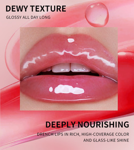 Nhãn Hiệu Riêng Vegan Cruelty-Miễn Phí <span class=keywords><strong>Lip</strong></span> <span class=keywords><strong>Gloss</strong></span> Rõ Ràng Màu Hồng Khỏa Thân Biểu Tượng Tùy Chỉnh Vegan <span class=keywords><strong>Lip</strong></span> Giữ Ẩm <span class=keywords><strong>Lip</strong></span> Plumper Bóng - Product Image 2