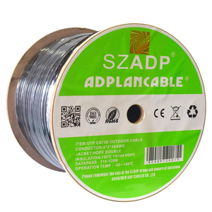 <span class=keywords><strong>Cable</strong></span> de Red Cat5e Cat6 Cat6a Cat7 Cat8 de <span class=keywords><strong>Cable</strong></span> Company, UTP FTP SFTP, 4 Pares Trenzados, Alta Calidad, Económico, para Interiores y Exteriores, <span class=keywords><strong>Cable</strong></span> LAN - Product Image 1