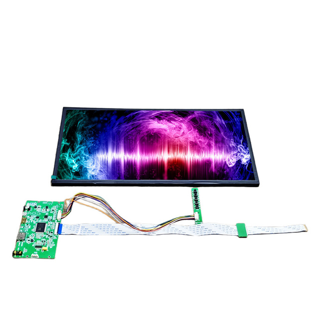 15.6 Inch 1920x1080 FHD 1000cd/m2 High Brightness LCD Monitor Module with HD Media Board Kit for Industrial Kiosk & Display