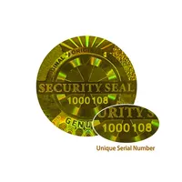 Stiker Keamanan Asli Tamper Bukti Jaminan Jelas Stiker Hologram 3d Label Hologram Nomor Seri Unik