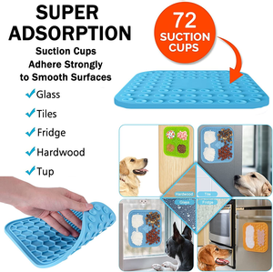 Tappetino per cani in Silicone personalizzato e all'ingrosso della fabbrica, amico e cane per mantenere <span class=keywords><strong>il</strong></span> cane comodo e divertente nel cucciolo del tempo del bagno - Product Image 2