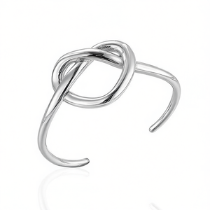 Amy Amy Fashion <b>Cuff</b> <b>Bracelet</b> <b>Silver</b> Plated Bowknot Design For Women Jewelry Gift B1023 - Product Image 3